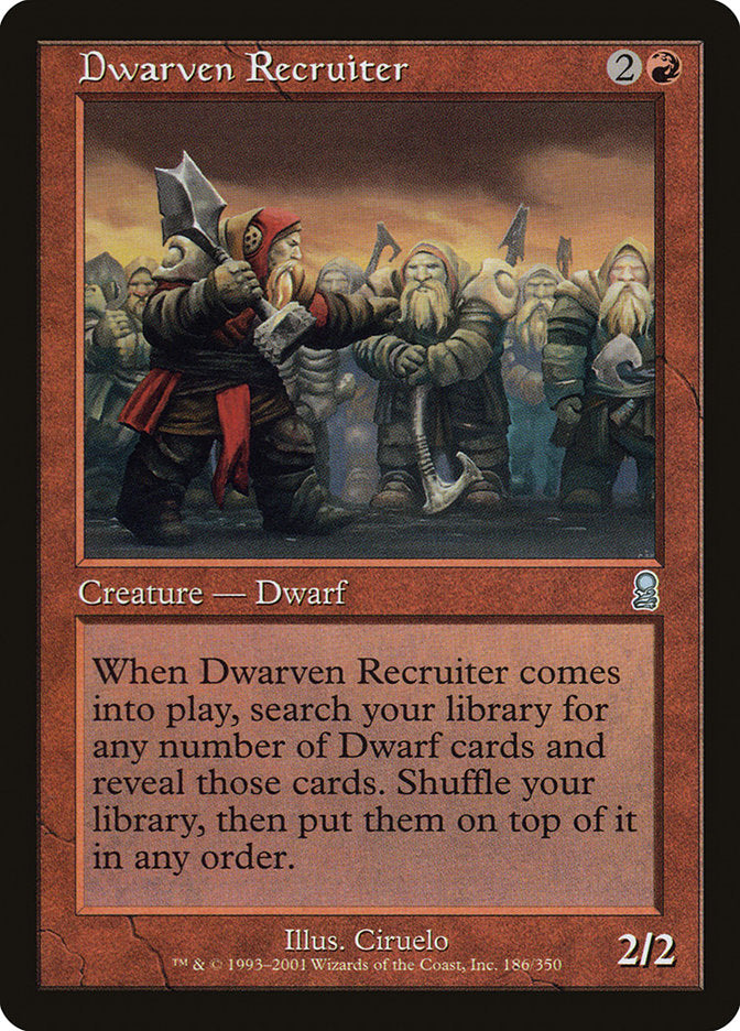 Dwarven Recruiter [Odyssey] | Webway Games