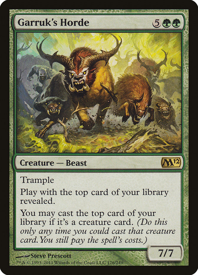 Garruk's Horde [Magic 2012] | Webway Games