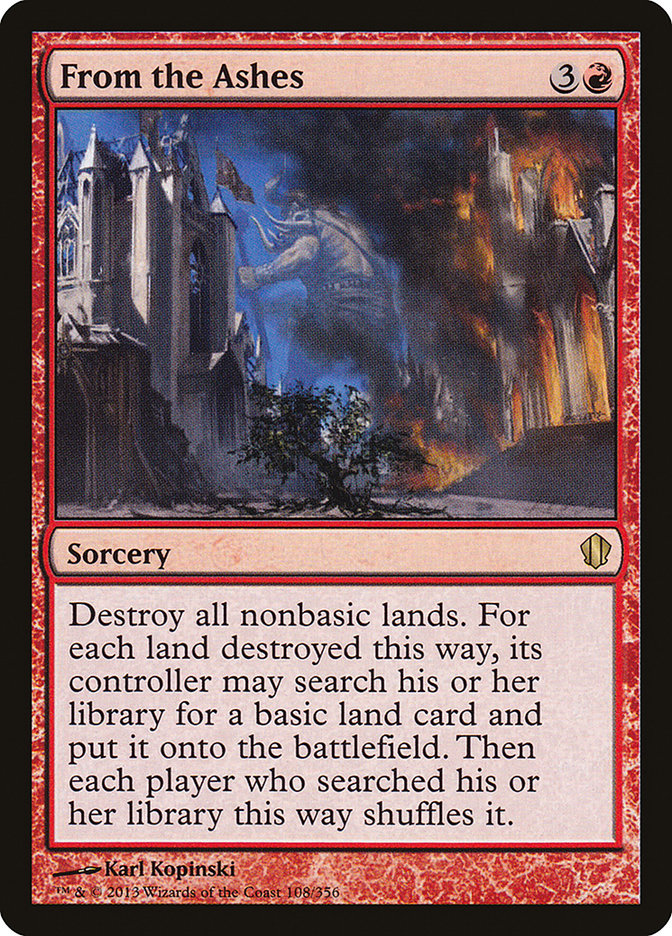 From the Ashes [Commander 2013] | Webway Games