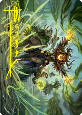Witherbloom Command Art Card (Gold-Stamped Signature) [Strixhaven: School of Mages Art Series] | Webway Games