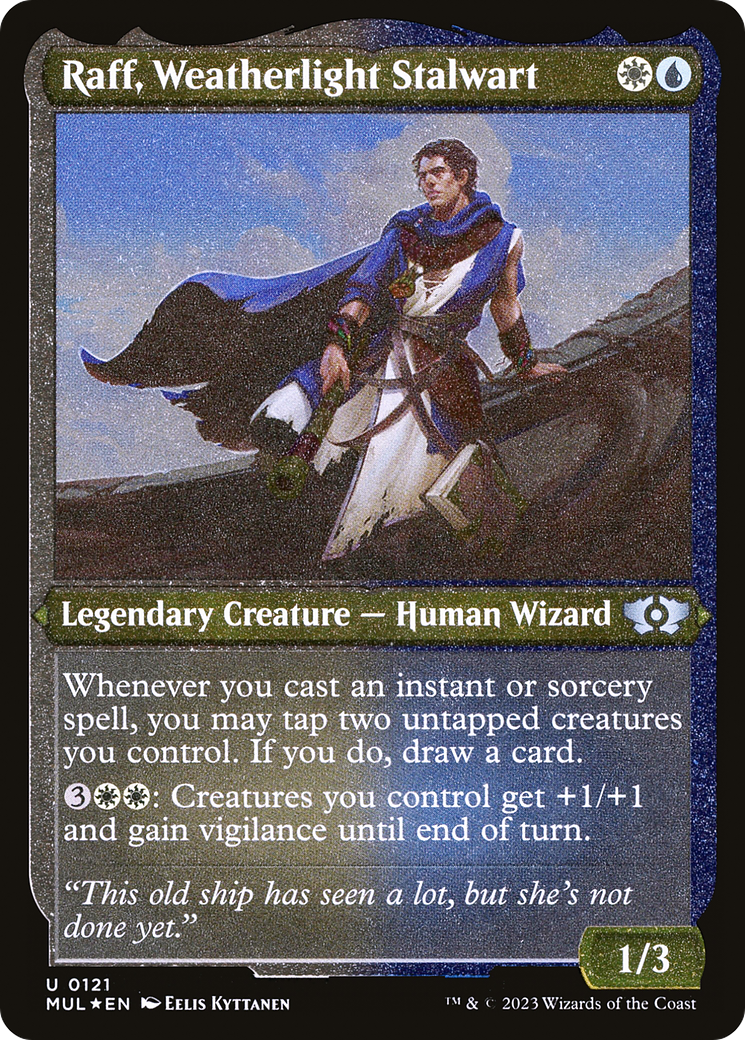 Raff, Weatherlight Stalwart (Foil Etched) [Multiverse Legends] | Webway Games