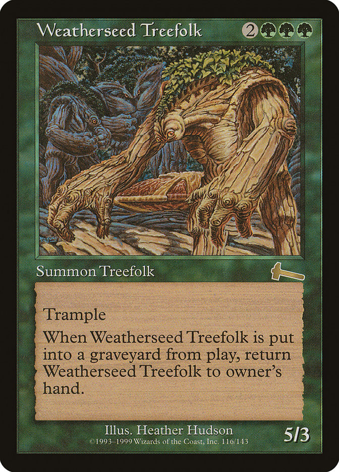 Weatherseed Treefolk [Urza's Legacy] | Webway Games