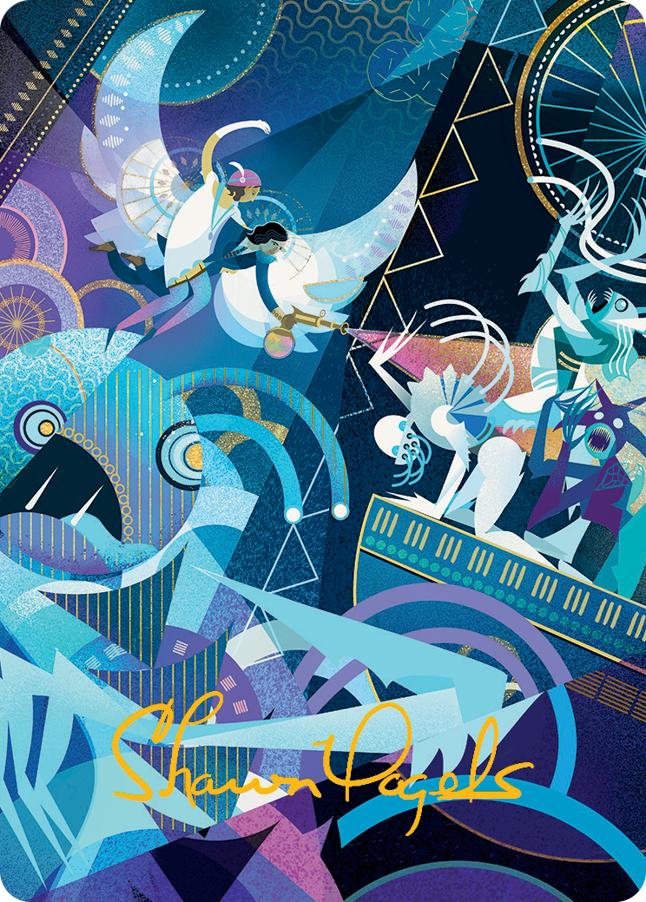 Errant and Giada Art Card (Gold-Stamped Signature) [March of the Machine Art Series] | Webway Games