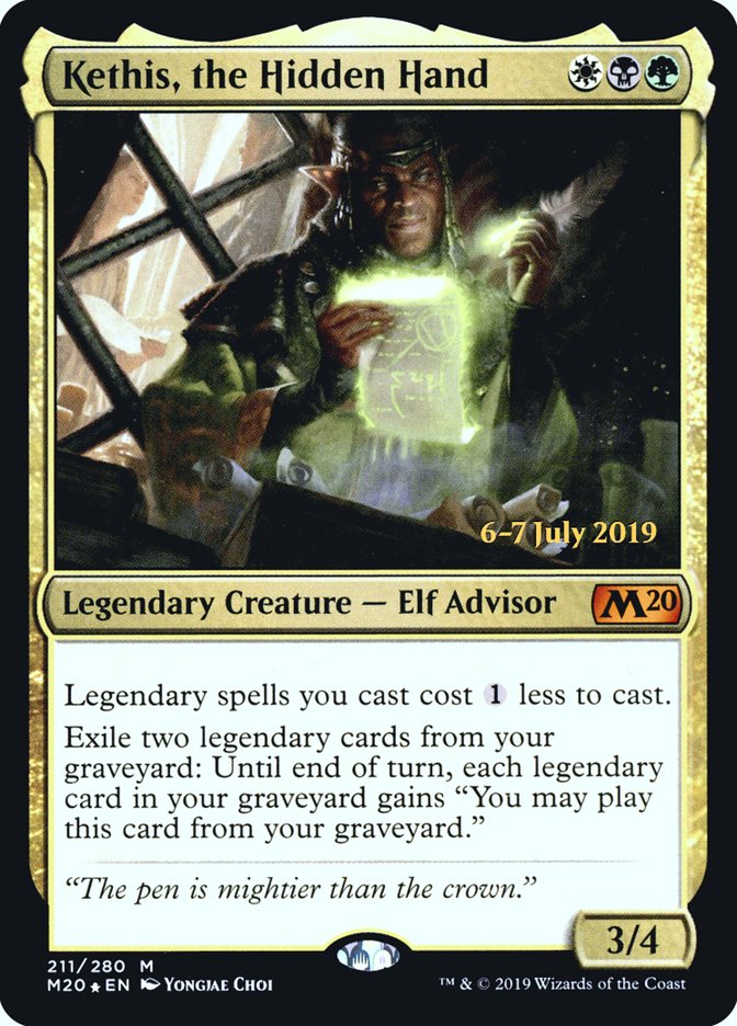 Kethis, the Hidden Hand  [Core Set 2020 Prerelease Promos] | Webway Games