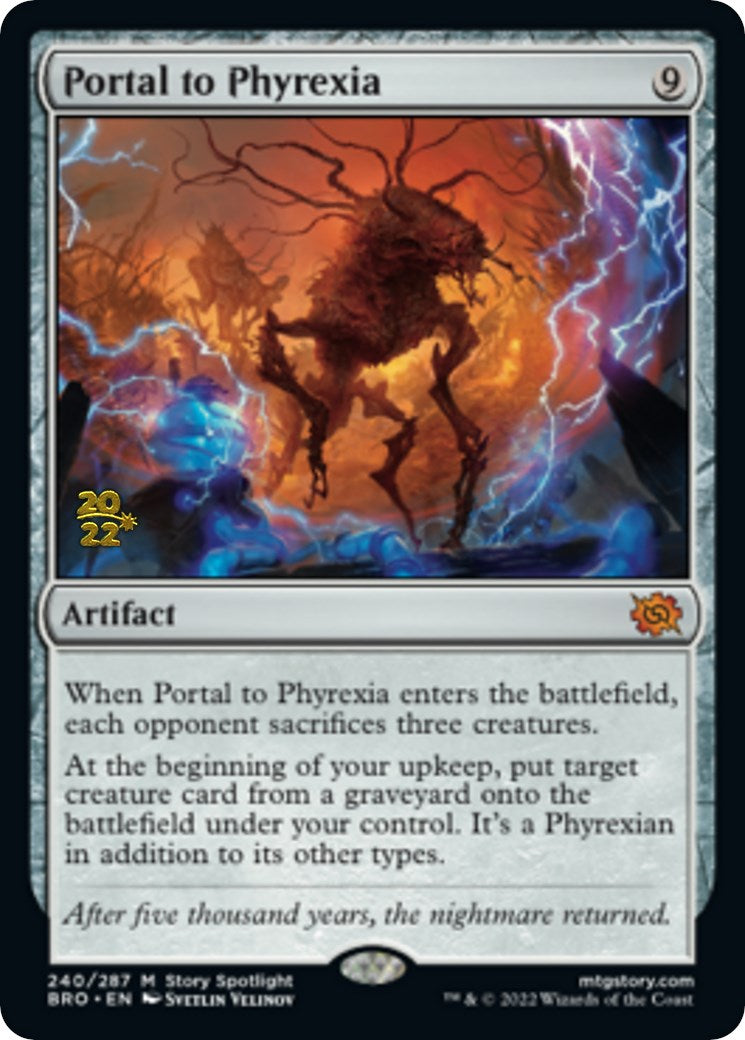 Portal to Phyrexia [The Brothers' War: Prerelease Promos] | Webway Games