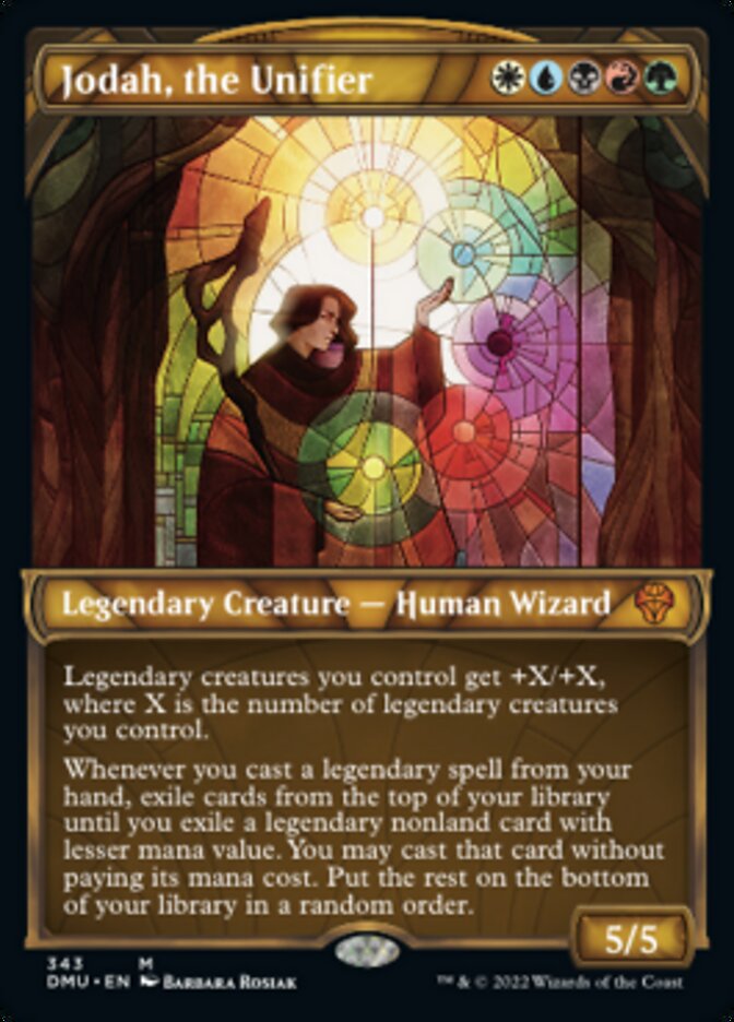 Jodah, the Unifier (Showcase Textured) [Dominaria United] | Webway Games