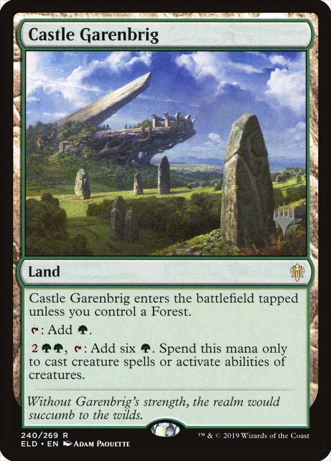 Castle Garenbrig (Promo Pack) [Throne of Eldraine Promos] | Webway Games