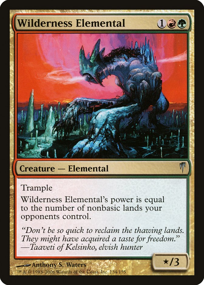 Wilderness Elemental [Coldsnap] | Webway Games