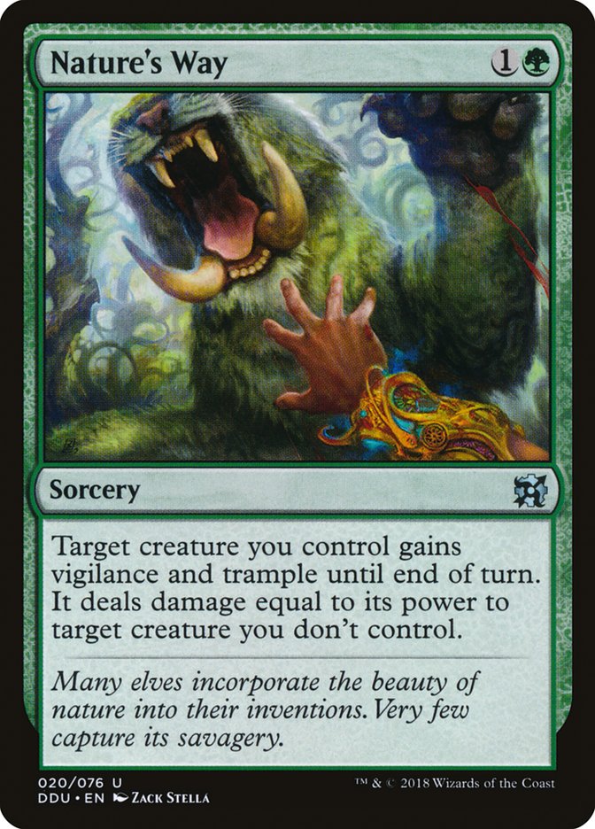 Nature's Way [Duel Decks: Elves vs. Inventors] | Webway Games