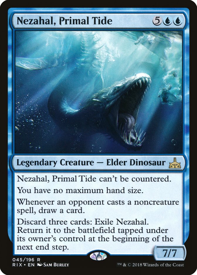Nezahal, Primal Tide [Rivals of Ixalan] | Webway Games