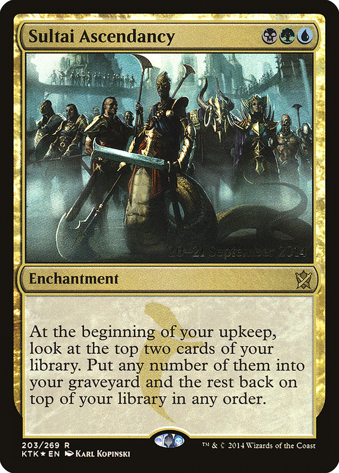 Sultai Ascendancy  (Prerelease) [Khans of Tarkir Prerelease Promos] | Webway Games