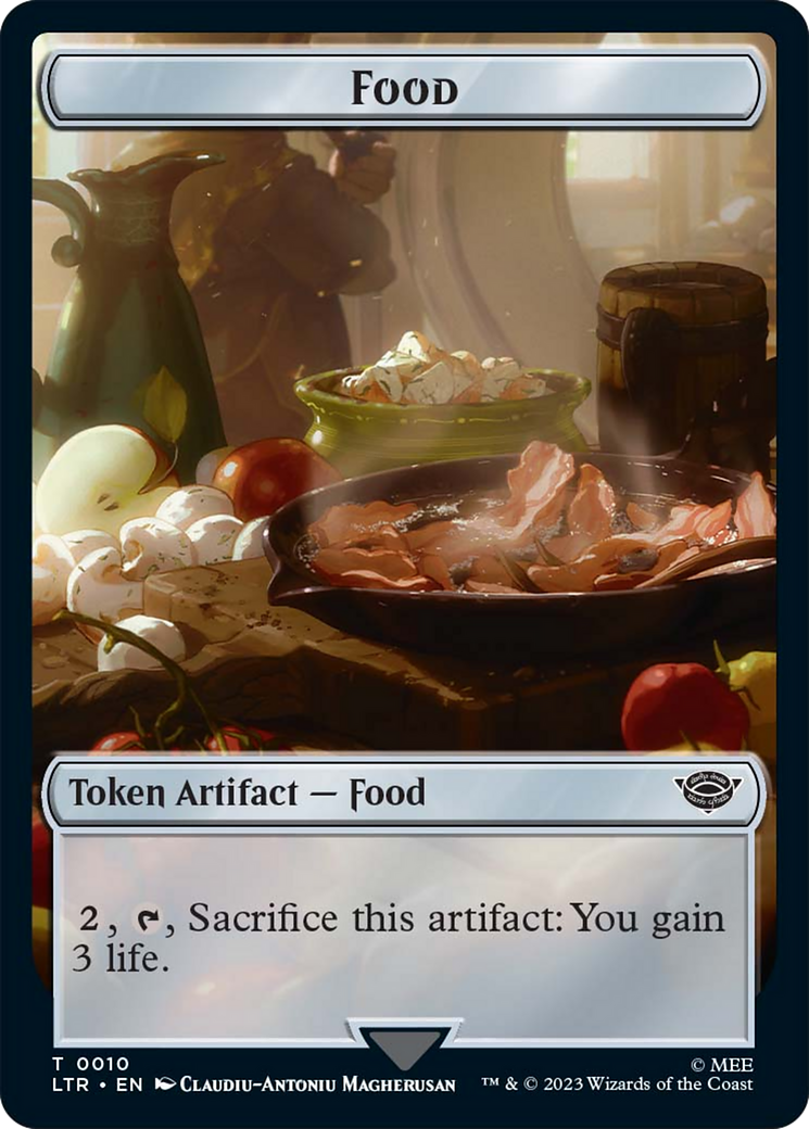 Food (10) // Tentacle Double-Sided Token [The Lord of the Rings: Tales of Middle-Earth Tokens] | Webway Games