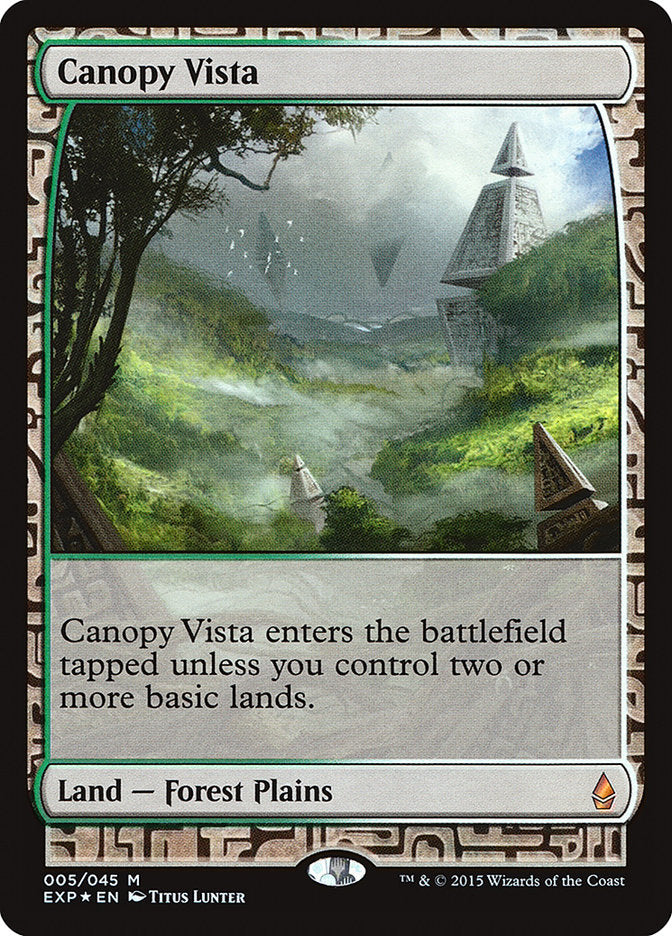 Canopy Vista [Zendikar Expeditions] | Webway Games