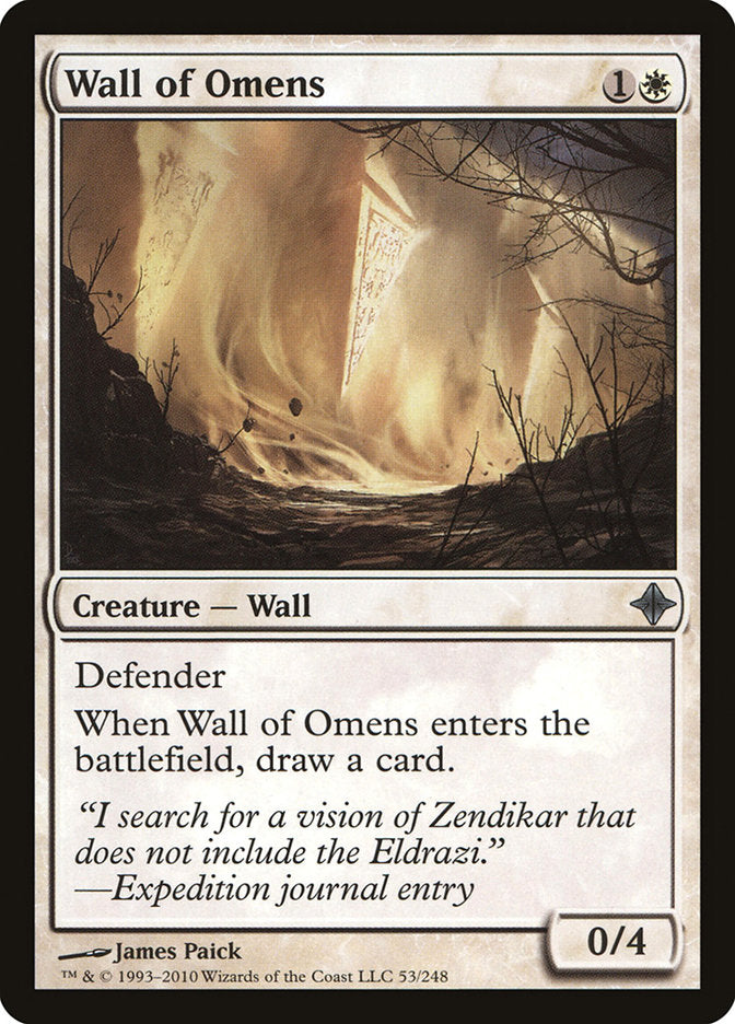 Wall of Omens [Rise of the Eldrazi] | Webway Games