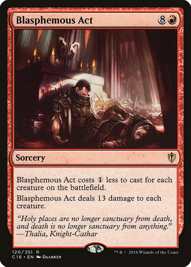 Blasphemous Act [Commander 2016] | Webway Games