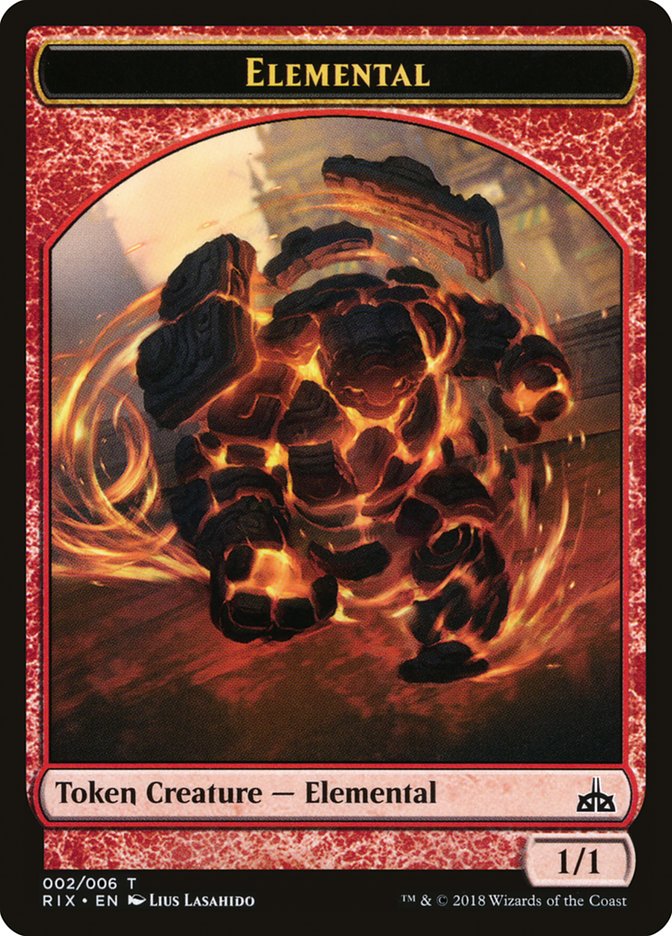 Elemental (002/006) [Rivals of Ixalan Tokens] | Webway Games