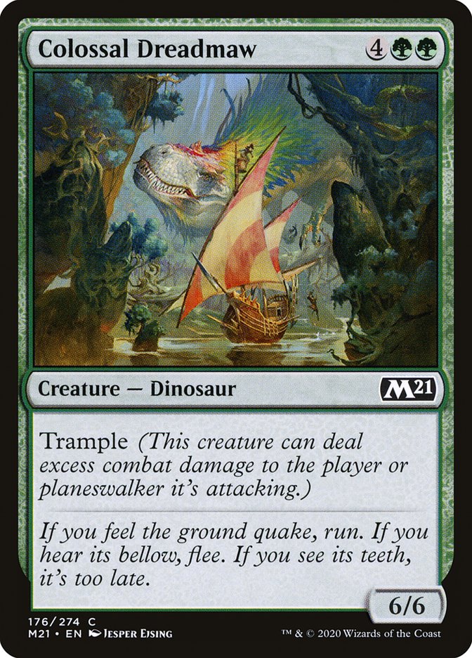 Colossal Dreadmaw [Core Set 2021] | Webway Games