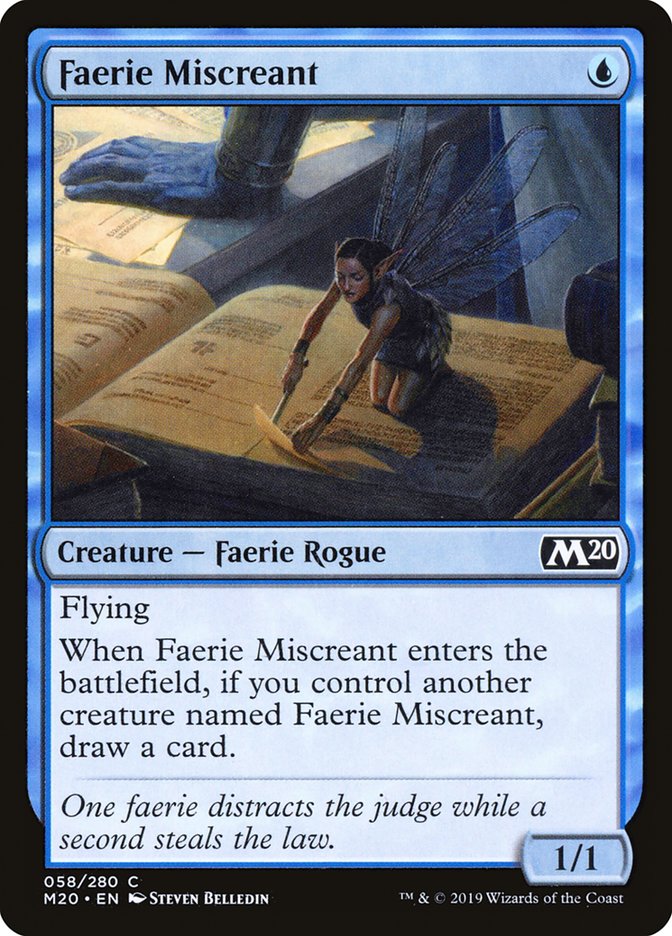 Faerie Miscreant [Core Set 2020] | Webway Games
