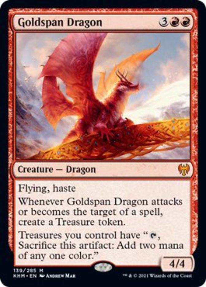 Goldspan Dragon [Kaldheim] | Webway Games