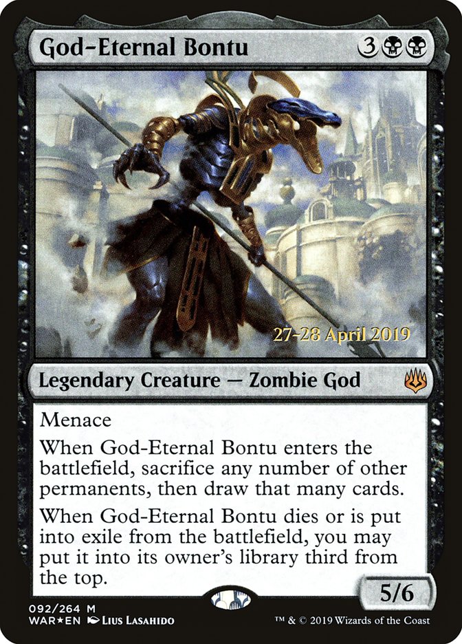 God-Eternal Bontu  [War of the Spark Prerelease Promos] | Webway Games