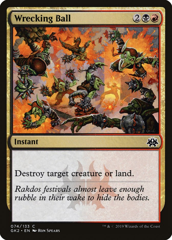 Wrecking Ball [Ravnica Allegiance Guild Kit] | Webway Games