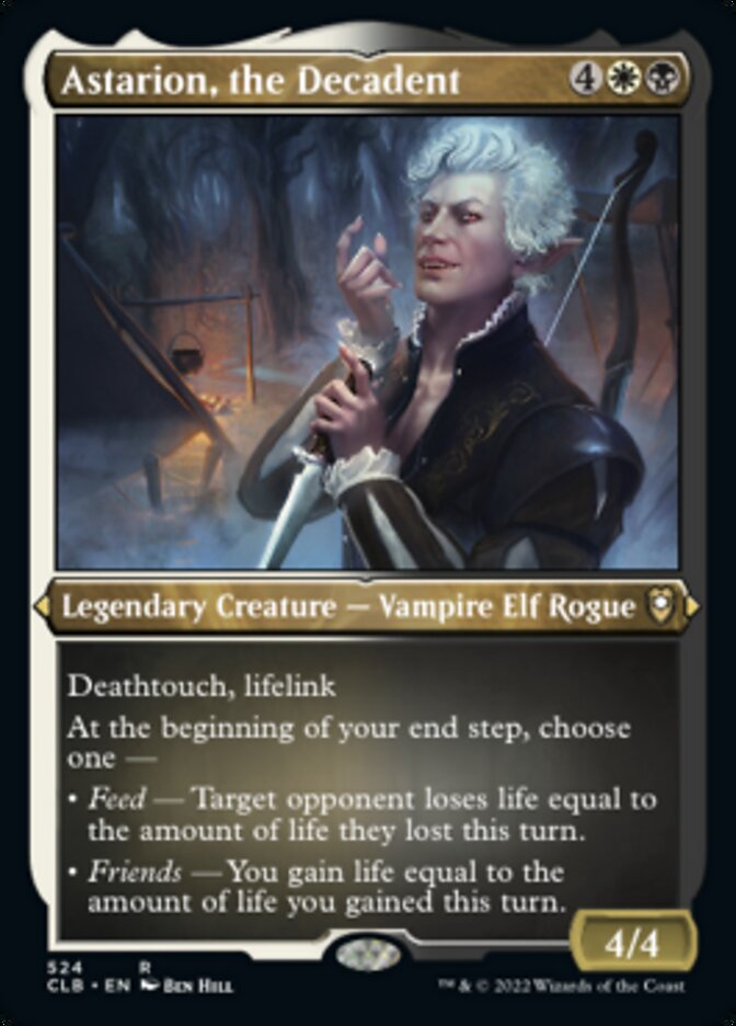 Astarion, the Decadent (Foil Etched) [Commander Legends: Battle for Baldur's Gate] | Webway Games