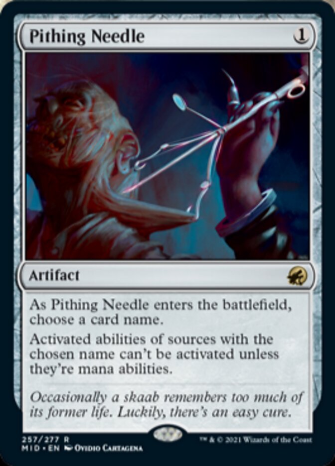 Pithing Needle [Innistrad: Midnight Hunt] | Webway Games