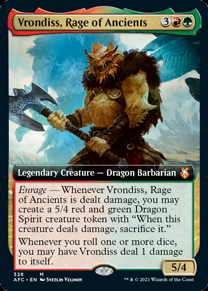 Vrondiss, Rage of Ancients (Extended) [Dungeons & Dragons: Adventures in the Forgotten Realms Commander] | Webway Games