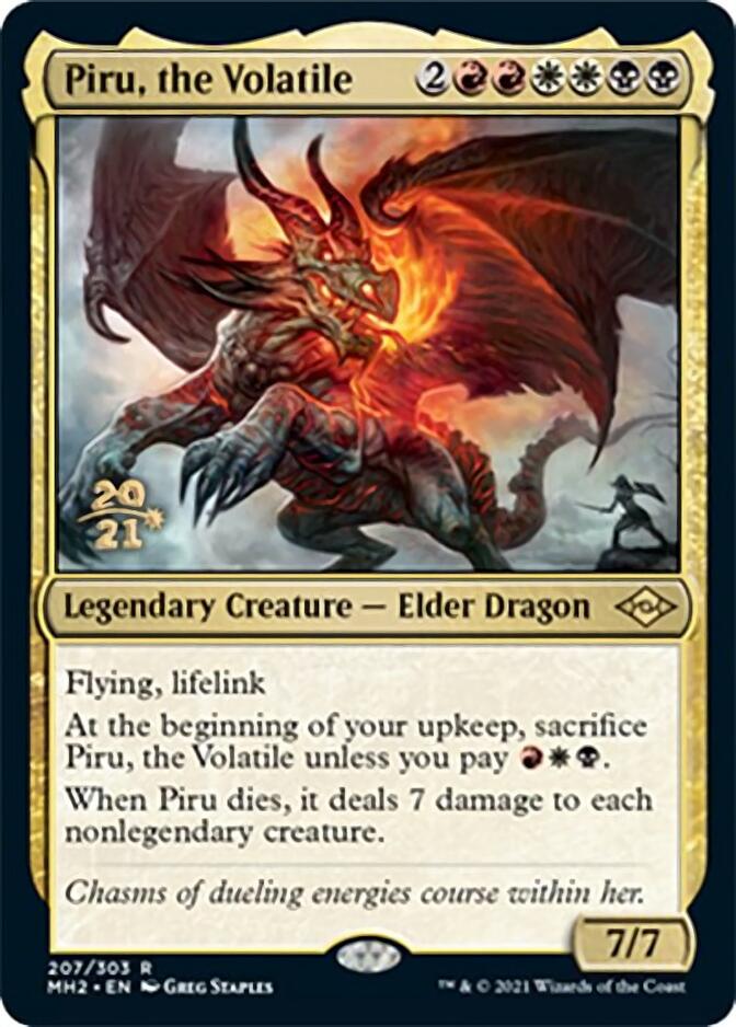 Piru, the Volatile [Modern Horizons 2 Prerelease Promos] | Webway Games