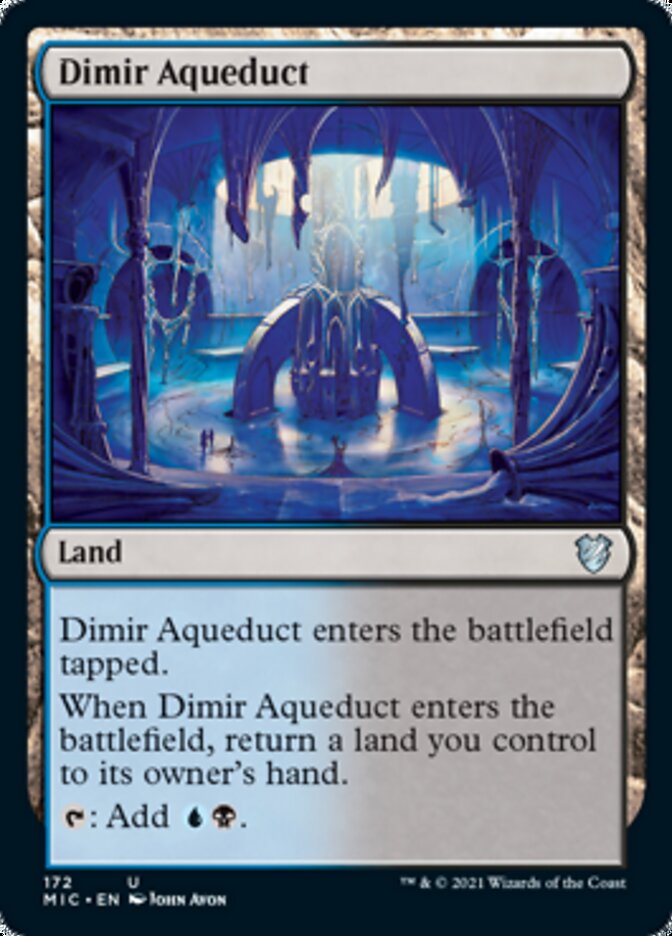 Dimir Aqueduct [Innistrad: Midnight Hunt Commander] | Webway Games
