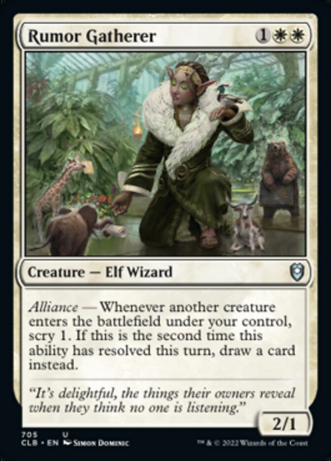 Rumor Gatherer [Commander Legends: Battle for Baldur's Gate] | Webway Games