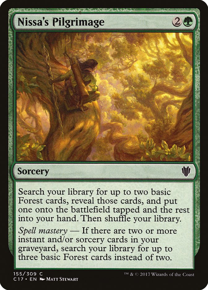 Nissa's Pilgrimage [Commander 2017] | Webway Games