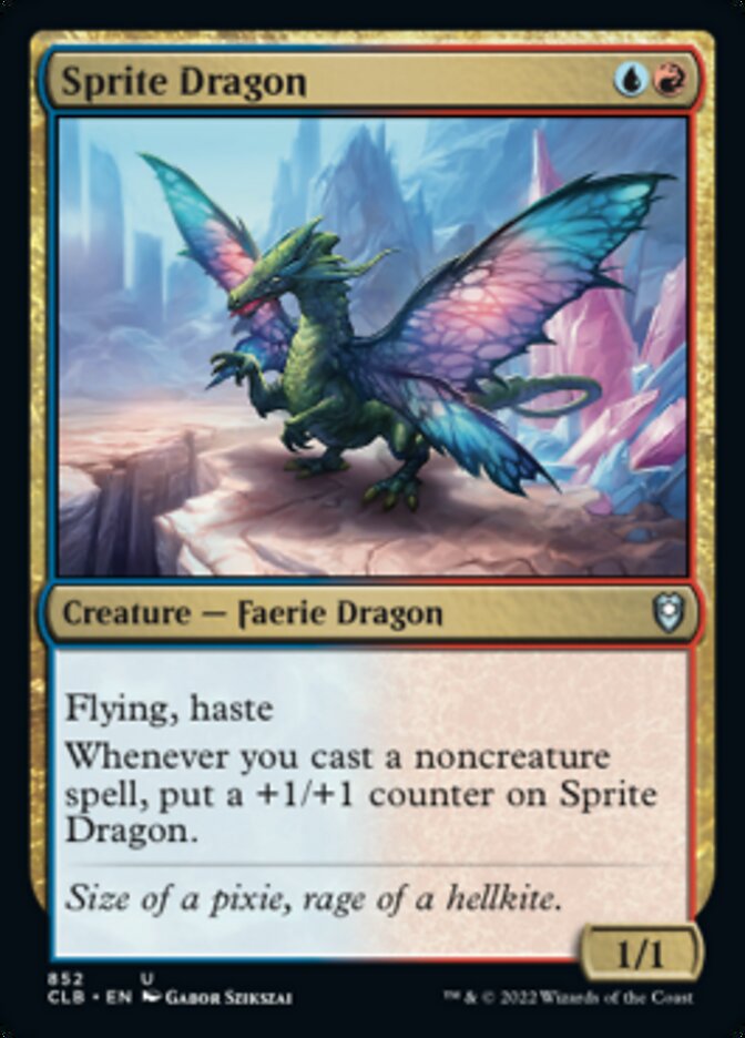 Sprite Dragon [Commander Legends: Battle for Baldur's Gate] | Webway Games