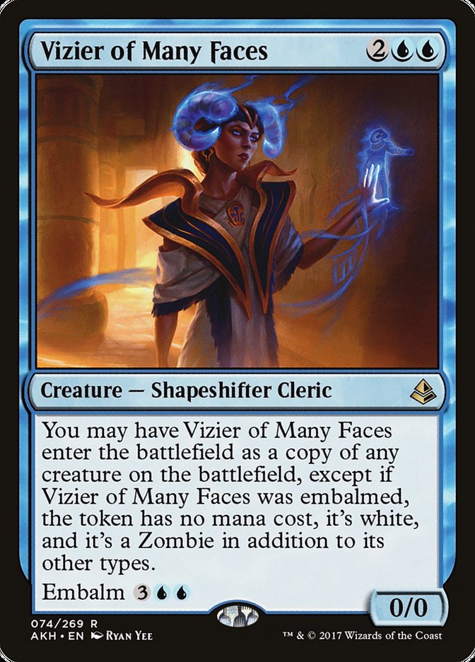 Vizier of Many Faces [Amonkhet] | Webway Games