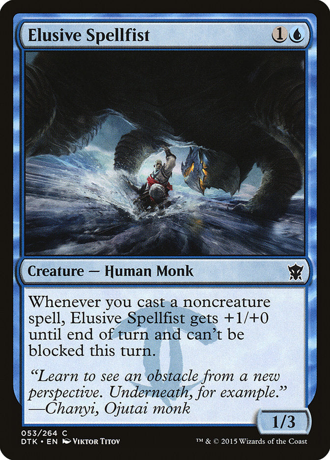 Elusive Spellfist [Dragons of Tarkir] | Webway Games