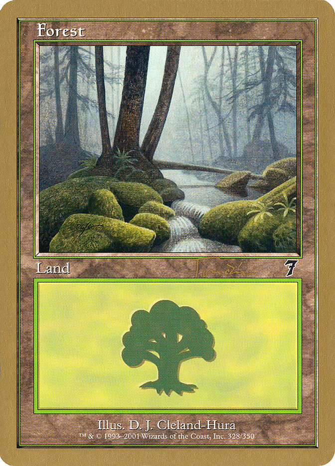 Forest (jt328) (Jan Tomcani) [World Championship Decks 2001] | Webway Games