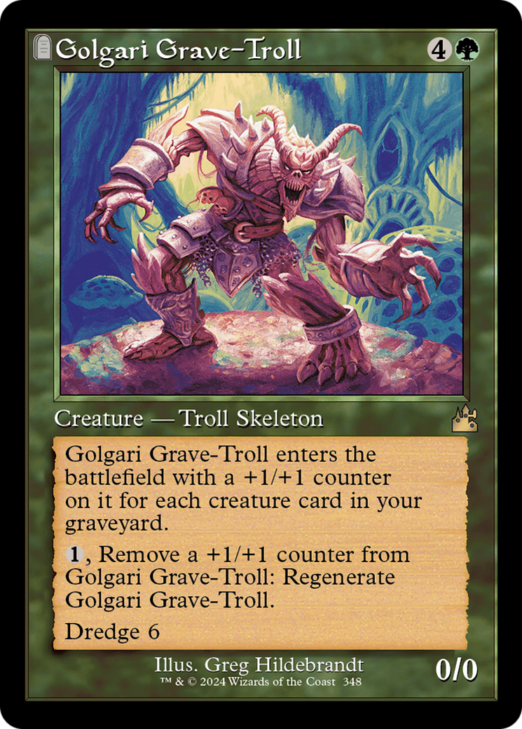 Golgari Grave-Troll (Retro Frame) [Ravnica Remastered] | Webway Games