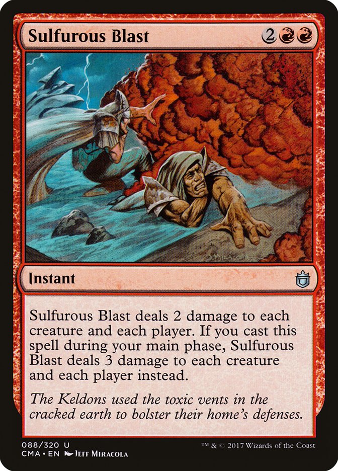 Sulfurous Blast [Commander Anthology] | Webway Games