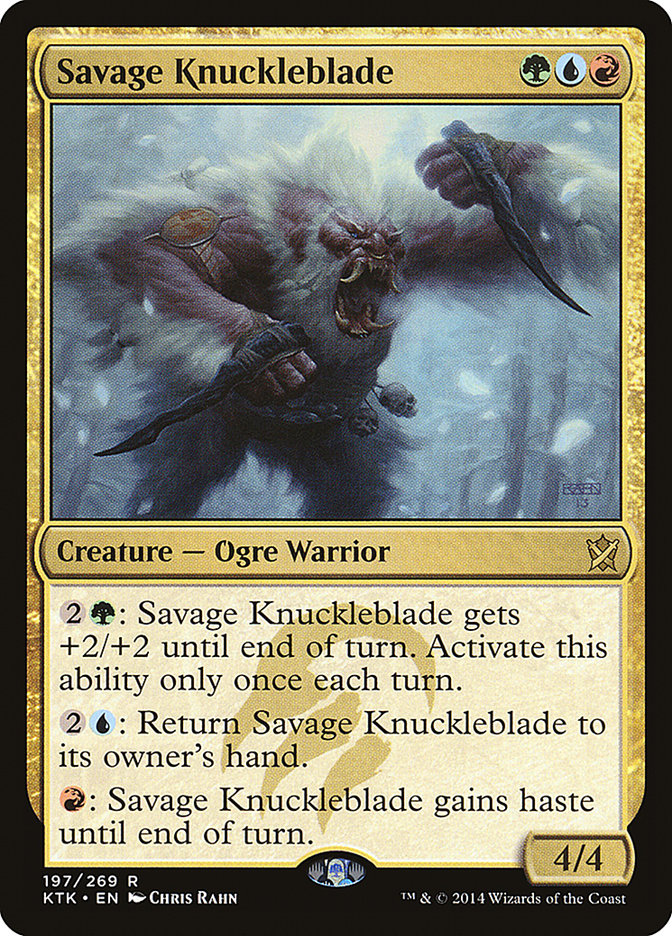 Savage Knuckleblade [Khans of Tarkir] | Webway Games