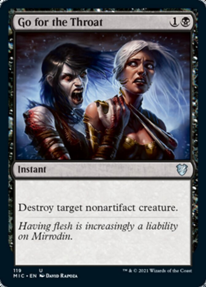 Go for the Throat [Innistrad: Midnight Hunt Commander] | Webway Games