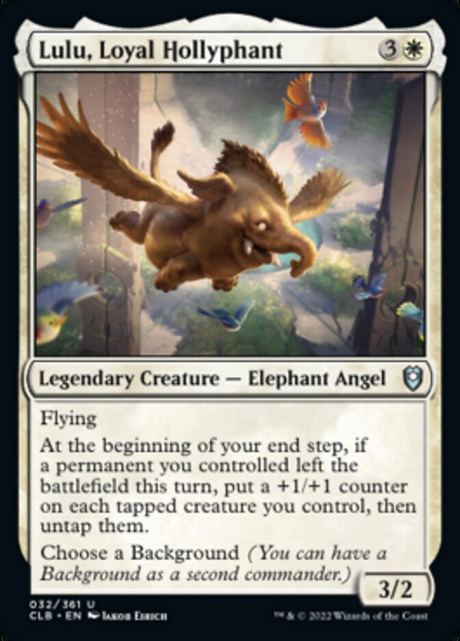 Lulu, Loyal Hollyphant [Commander Legends: Battle for Baldur's Gate] | Webway Games