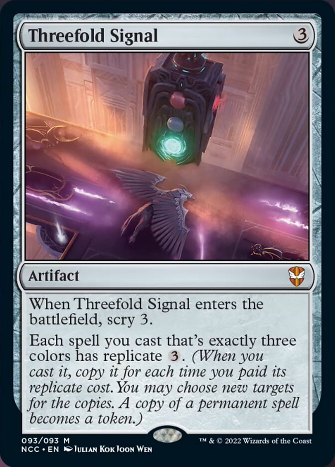 Threefold Signal [Streets of New Capenna Commander] | Webway Games