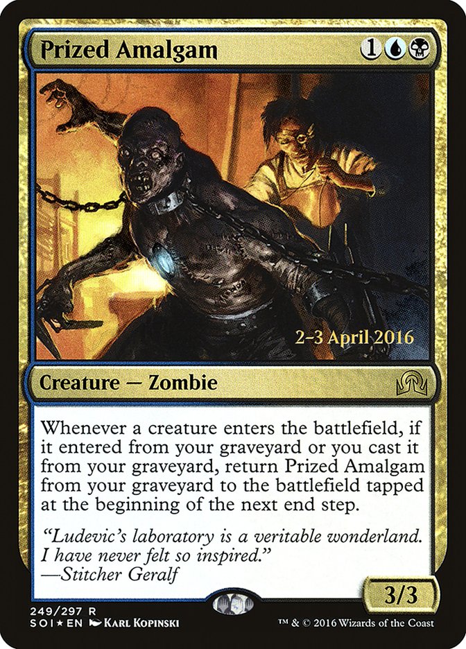 Prized Amalgam (Prerelease) [Shadows over Innistrad Prerelease Promos] | Webway Games