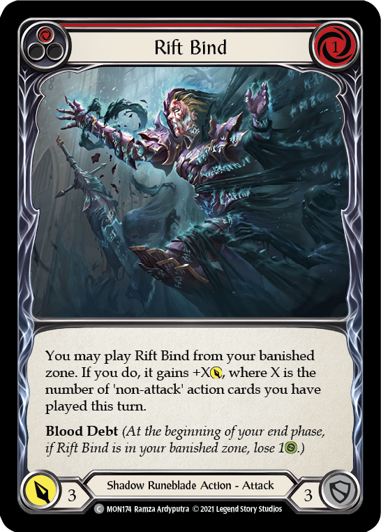 Rift Bind (Red) [MON174] 1st Edition Normal | Webway Games