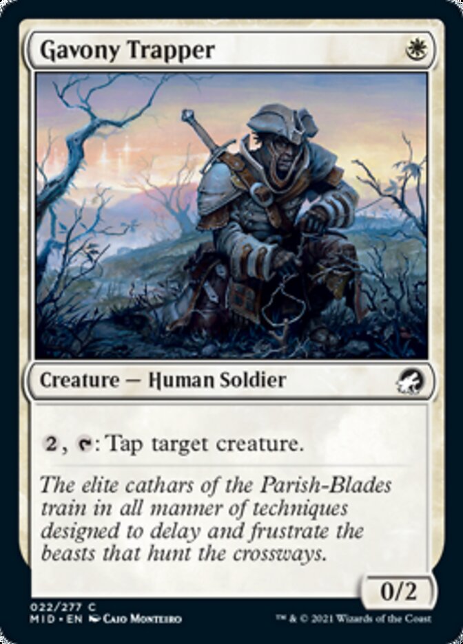 Gavony Trapper [Innistrad: Midnight Hunt] | Webway Games