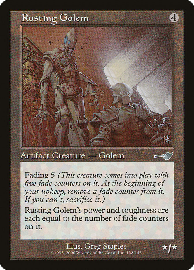 Rusting Golem [Nemesis] | Webway Games