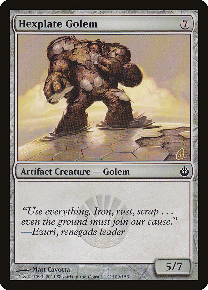 Hexplate Golem [Mirrodin Besieged] | Webway Games