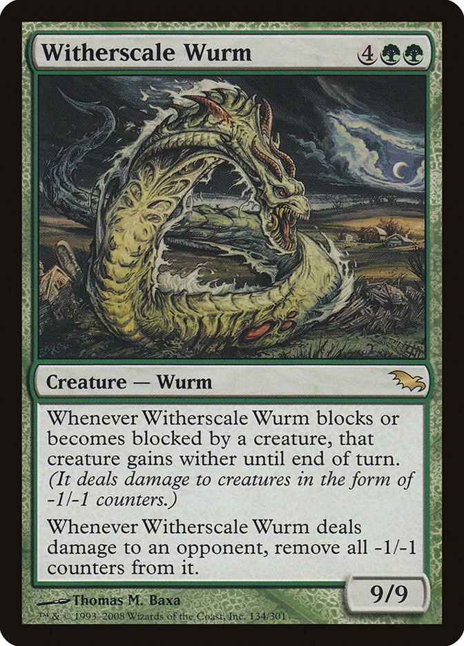 Witherscale Wurm [Shadowmoor] | Webway Games