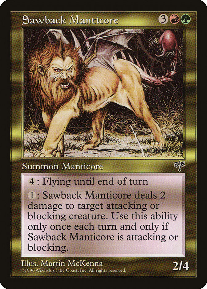 Sawback Manticore [Mirage] | Webway Games