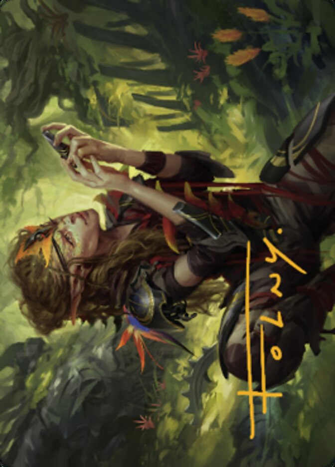 Meria, Scholar of Antiquity Art Card (Gold-Stamped Signature) [Dominaria United Art Series] | Webway Games